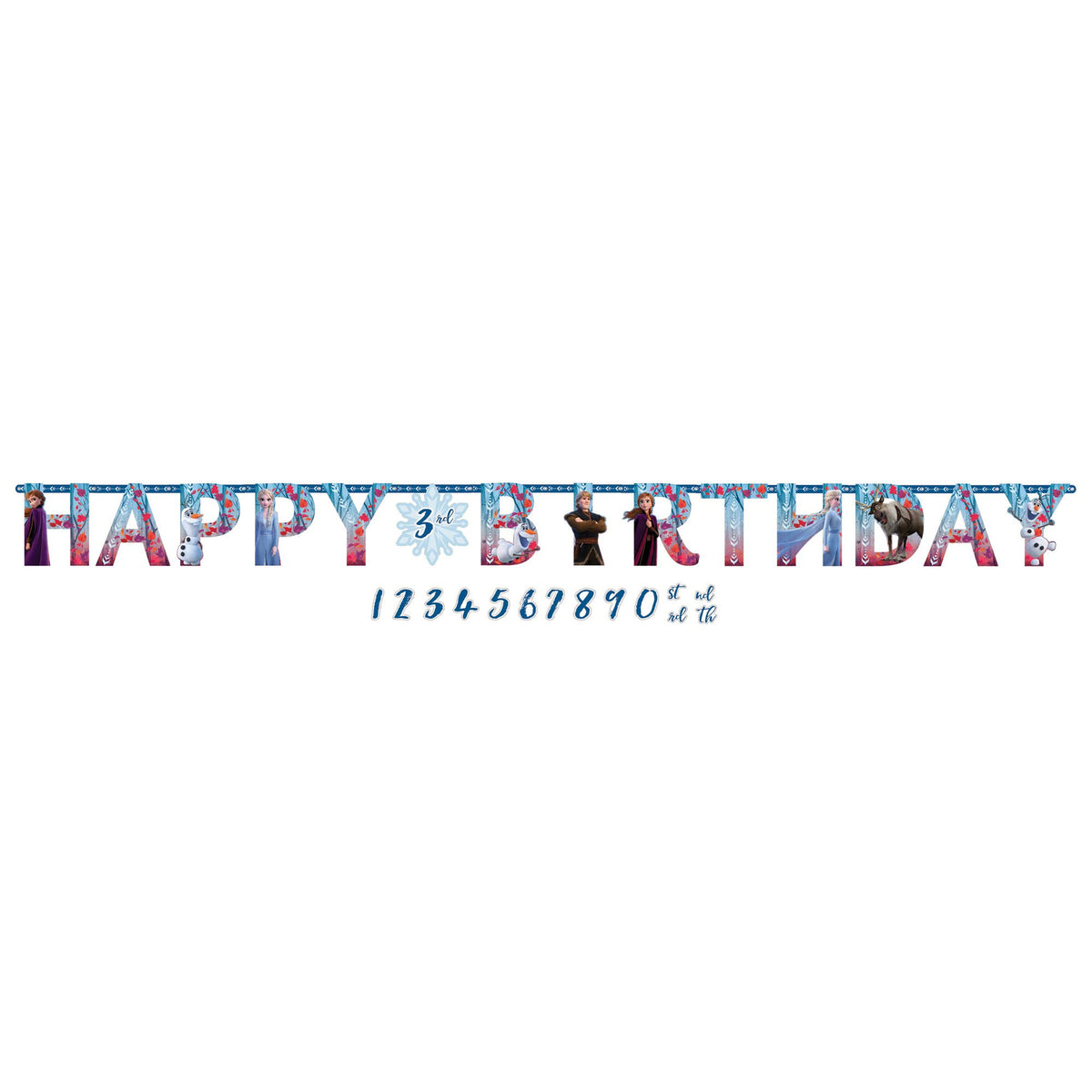 Frozen 2 Jumbo Add-An-Age Banner