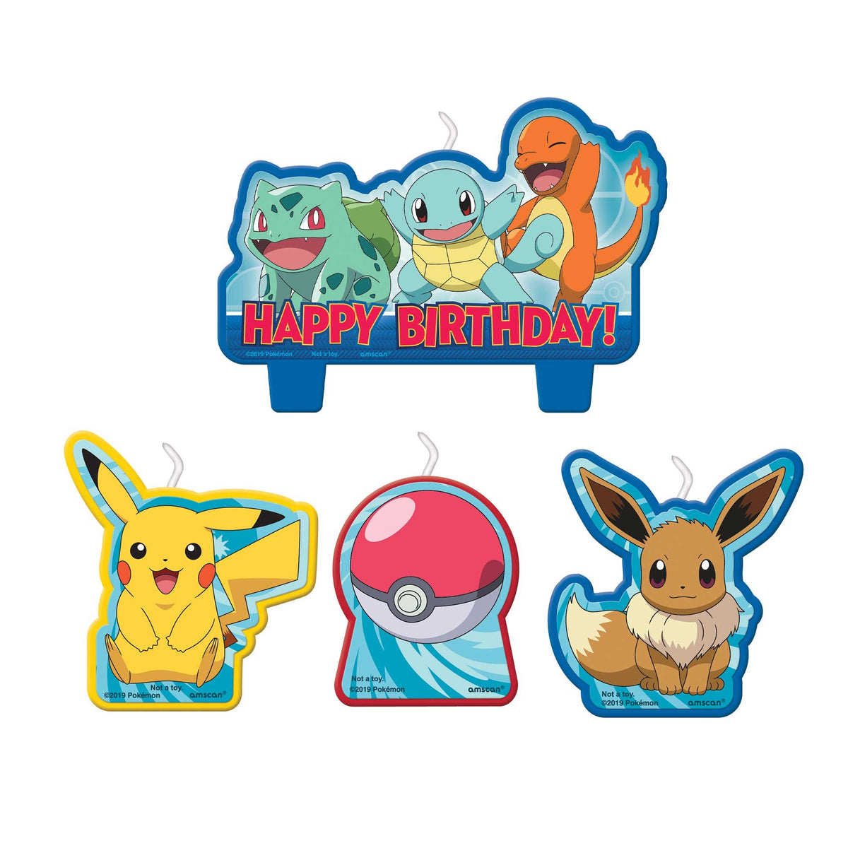 Pokemon Classic BDAY Candle Se