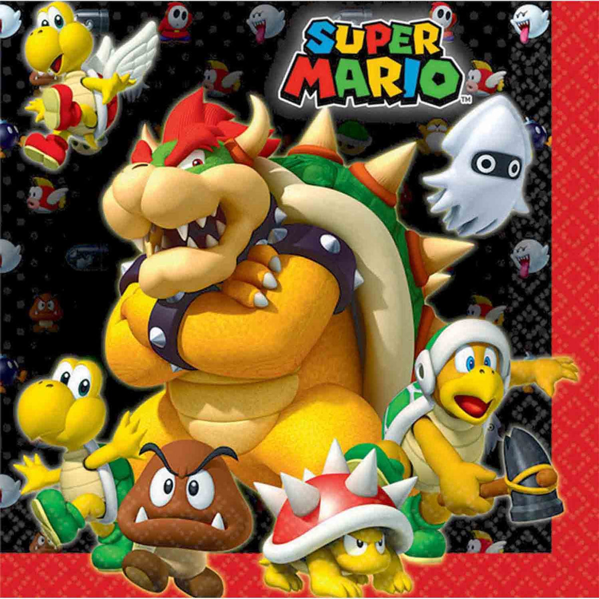 Super Mario Bros Large Napkins