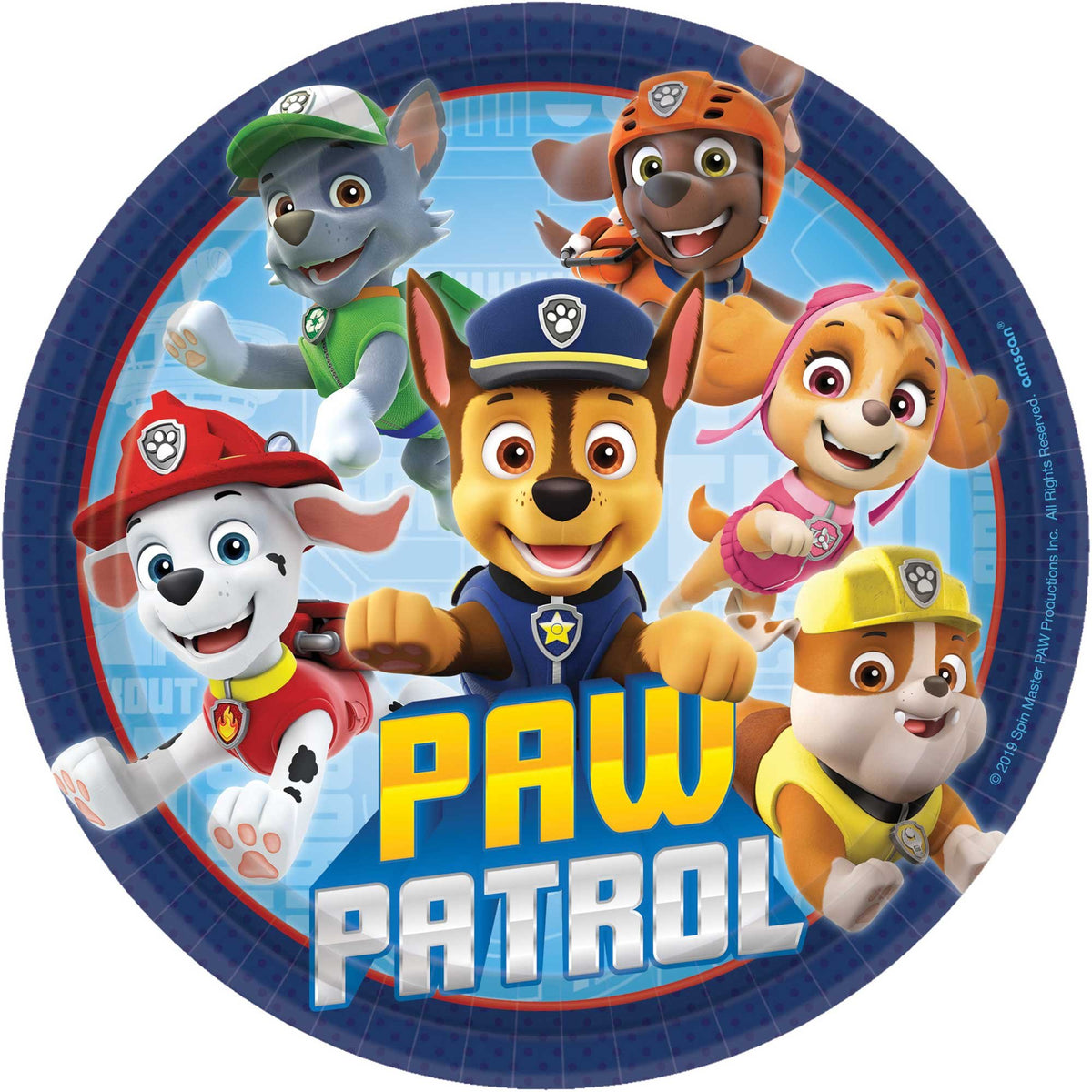 Paw Patrol Adventures 17cm Paper Plates